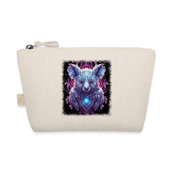 Cool Happy Animals Baby Pun Design Statement - Organic Pouch - nature - Front