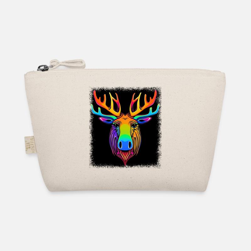 Canadian Moose Jokes Antlers Canada Moose Caution Organic Pouch