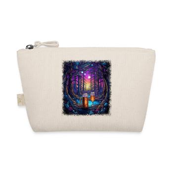 Global Peace Heart Disarmament Funny Quote Joke - Organic Pouch - nature - Front