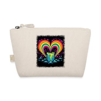 Cadeau d’anniversaire Enfant Peace Sign Geek années 1960 - Trousse biologique - nature - Devant