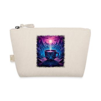 awesome quote heart counterculture peace humor - Bio-Täschchen - Natur - Vorne