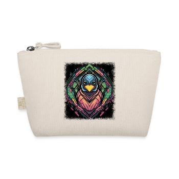 all designs cute penguin winter animal - Bio-Täschchen - Natur - Vorne