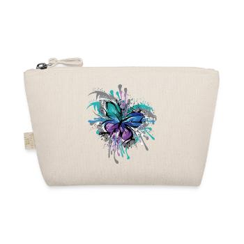 Butterfly Symbol Illustration Blast Colors - Organic Pouch - nature - Front