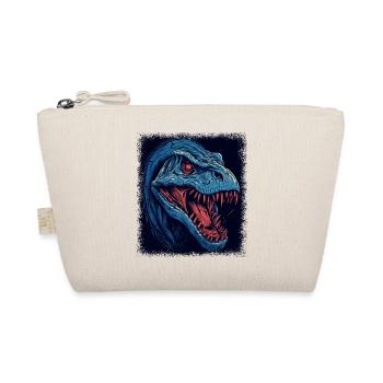 Statement Humor Funny Quote Bunny Happy T Rex - Organic Pouch - nature - Front