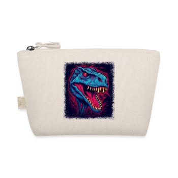 Angry Face Green Birthday Present Idea 2004 - Organic Pouch - nature - Front