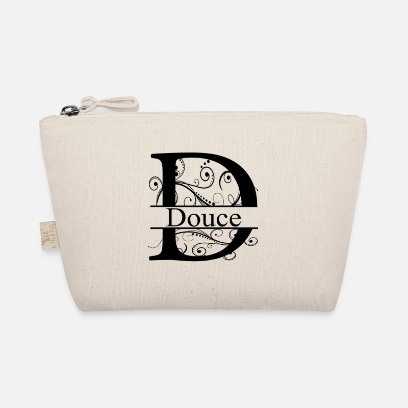 Monogram with the name Douce Organic Pouch