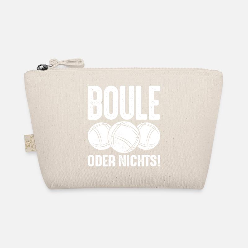 Boule oder Nichts! Bouler Outfit Boule Kugeln - Bio-Täschchen - Natur