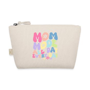 Mom Mode All day Everyday - Bio-Täschchen - Natur - Vorne