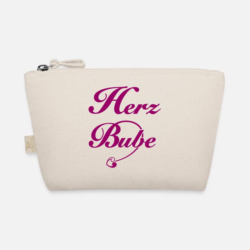 Herz Bube Jüngling Junge junger Mann Bio-Täschchen