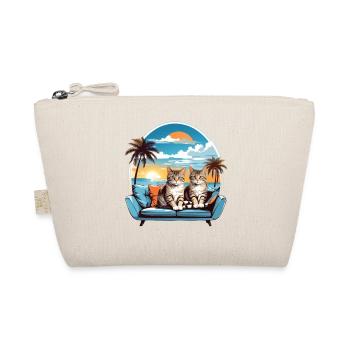 Cats by the sea - Organic Pouch - nature - Front
