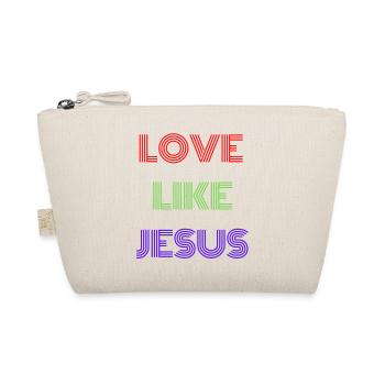 Love Like Jesus - Bio-Täschchen - Natur - Vorne