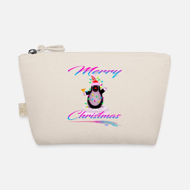 Taupe comme le Père Noël appelle Joyeux Noël Trousse biologique