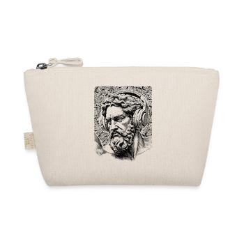 Zeus T-Shirt: Ancient Gods and Electro Sounds - Organic Pouch - nature - Front