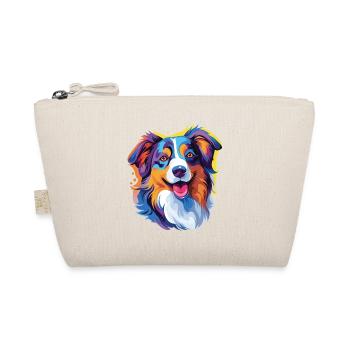 Australian Shepherd pop art - Organic Pouch - nature - Front