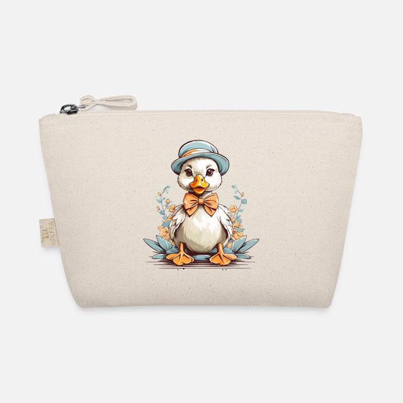 Duck with hat Organic Pouch