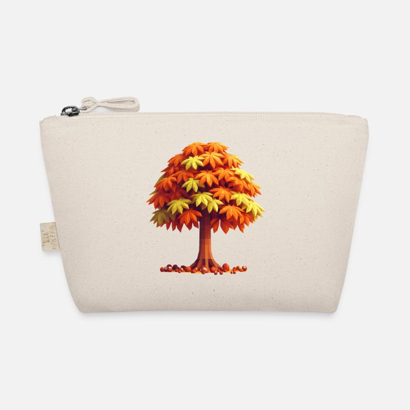 Autumn Splendour: Polygon Chestnut Tree Organic Pouch