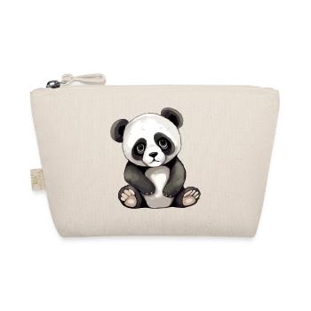 Filo, der Baby-Panda - Bio-Täschchen - Natur - Vorne