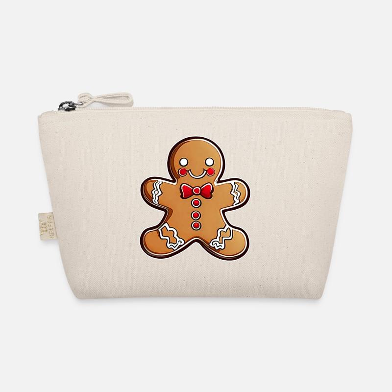 Niedlicher Lebkuchenmann Bio-Täschchen
