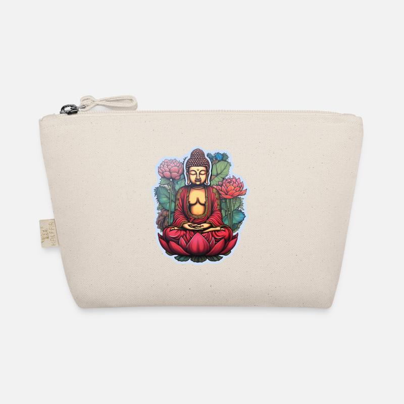 Buddha Zen Lotus Flower Meditation Organic Pouch
