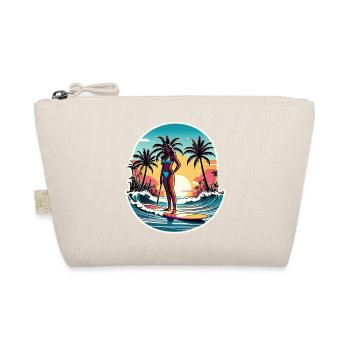 surf plage palmier soleil vacances - Trousse biologique - nature - Devant