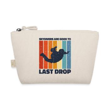 Funny Skydiver Quote: Perfect Gift! - Organic Pouch - nature - Front