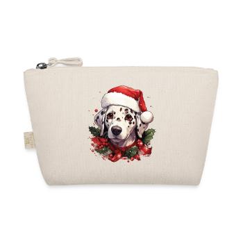 Your Dalmatian Dog Celebrates Christmas With You - Organic Pouch - nature - Front