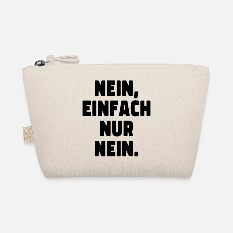 Nein, einfach nur nein! ADHS - Bio-Täschchen - Natur