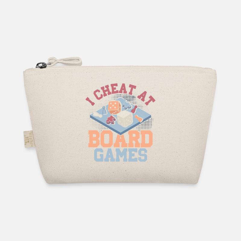 I Cheat At Board Games Nerd Gamer Tabletop Player Organic Pouch
