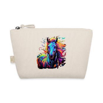 T-Shirt Cheval Chevaux Equitation Dressage Haflinger - Trousse biologique - nature - Devant