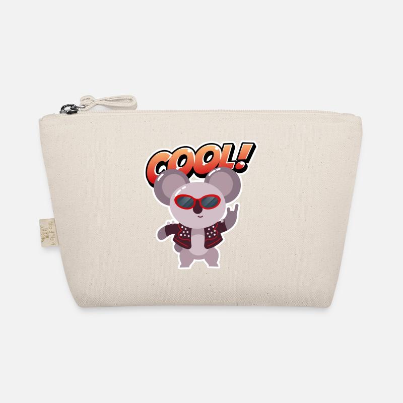 Koala in cooler Pose Bio-Täschchen