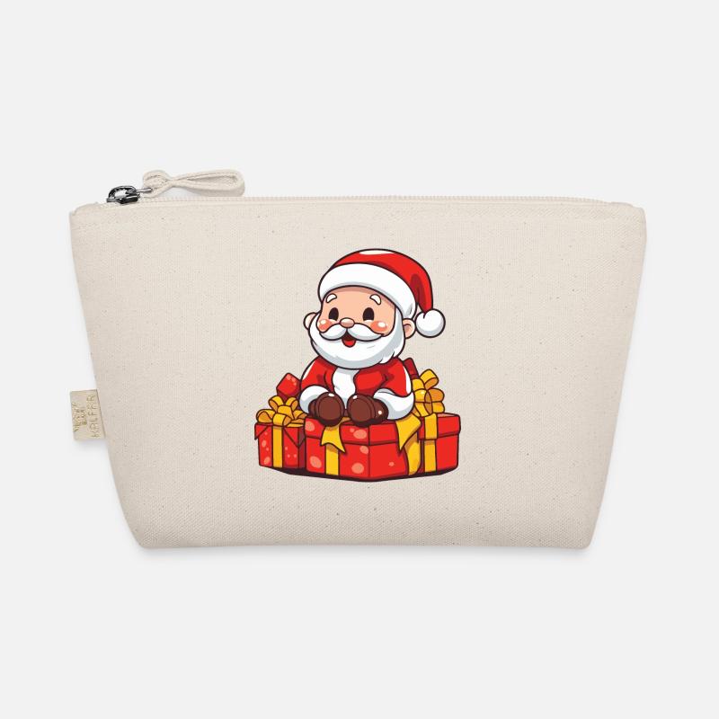 Père Noël Cartoon Noël Trousse biologique