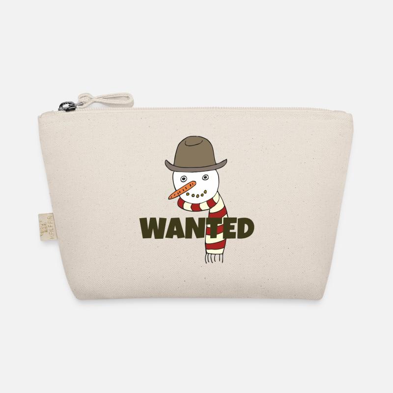 SNOWMAN WANTED Organic Pouch