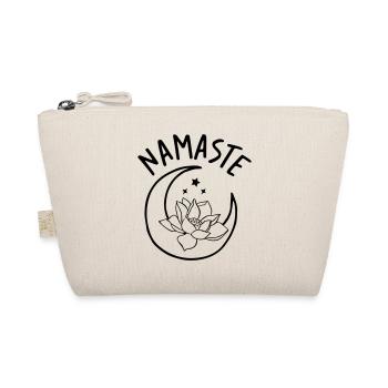 Namaste - Yoga - Lotusblüte - Bio-Täschchen - Natur - Vorne