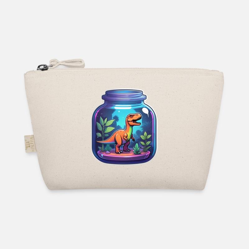 Dinosaur in a Cartoon Jar Organic Pouch