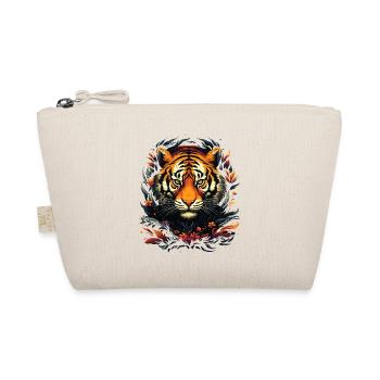 Tiger, Tiger Head, Big Cat, Predator, Strong, Power - Organic Pouch - nature - Front