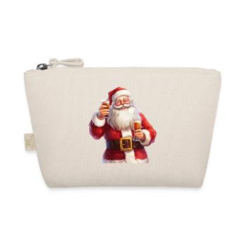 Santa Claus Beer Alcohol Cheers Mulled Wine Schnapps - Organic Pouch - nature - Front