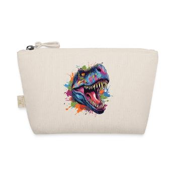 Tête de dinosaure t-rex avec un style graffiti - Trousse biologique - nature - Devant