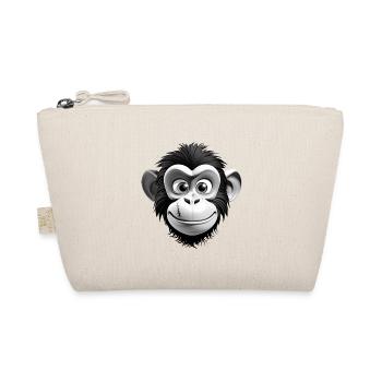 Affe BN - Bio-Täschchen - Natur - Vorne
