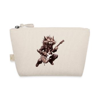 Pets, Cute, Cat, Animal, Cat, Funny Music, Guitar - Organic Pouch - nature - Front