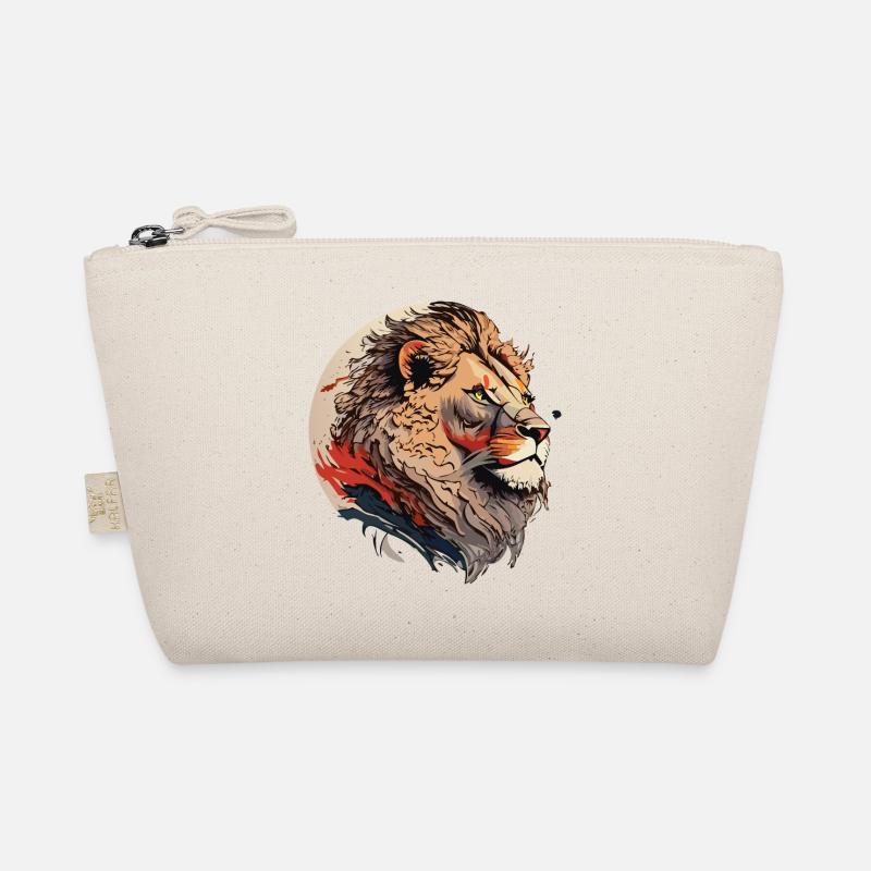 Flammender Löwe Bio-Täschchen