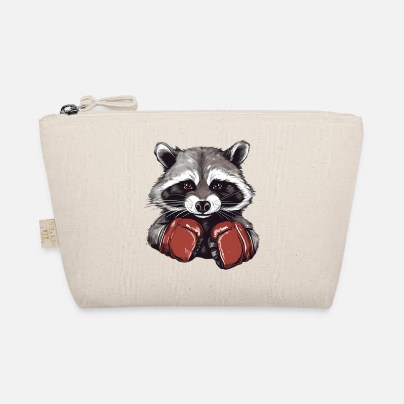 Waschbär boxen Bio-Täschchen