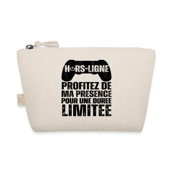 Hors-ligne cadeau pour gamer humour gaming cadeau - Trousse biologique - nature - Devant
