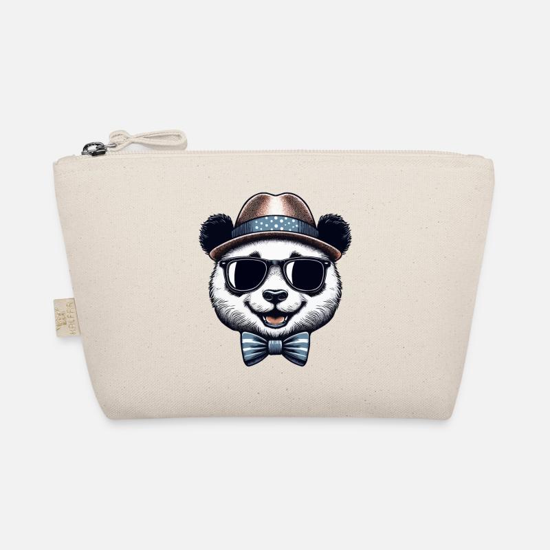 Stylish Panda Organic Pouch