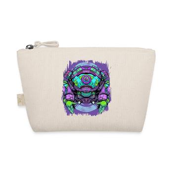 green turtle animal funny sayings funny geek fun - Bio-Täschchen - Natur - Vorne