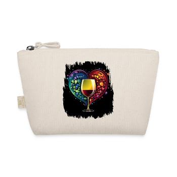 happy activism sayings female pride outfits gay - Bio-Täschchen - Natur - Vorne