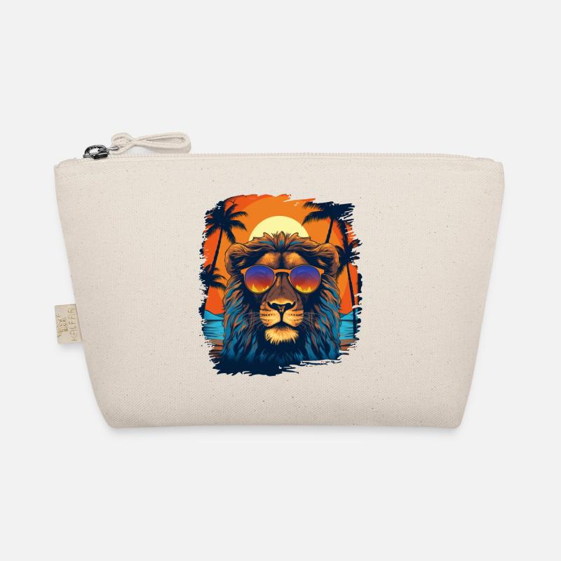 doodlebug lion head animal funny sayings Bio-Täschchen