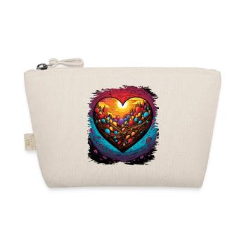 Symbole de paix Oiseau Amusant Cool Coeur Blague - Trousse biologique - nature - Devant