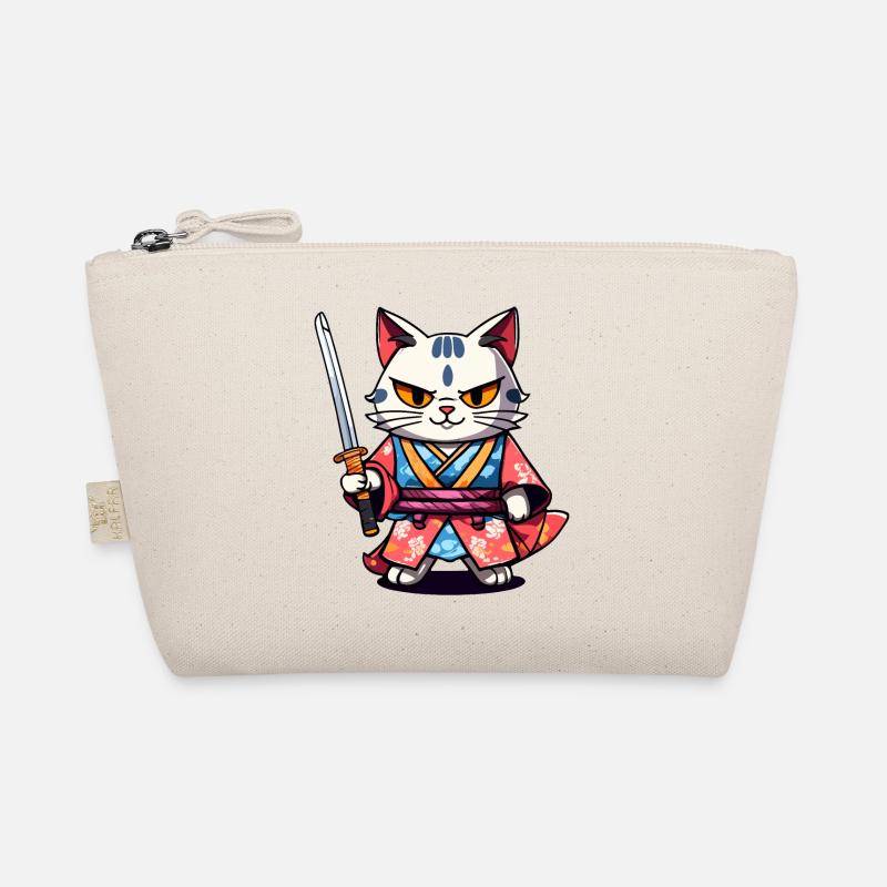 Samurai-Katze #34 Bio-Täschchen