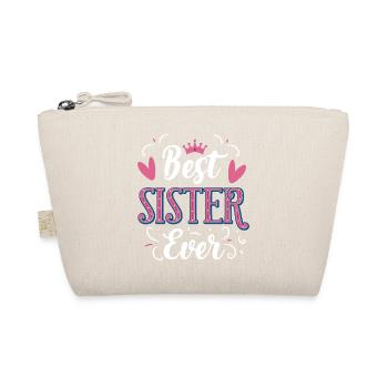Best sister - Organic Pouch - nature - Front