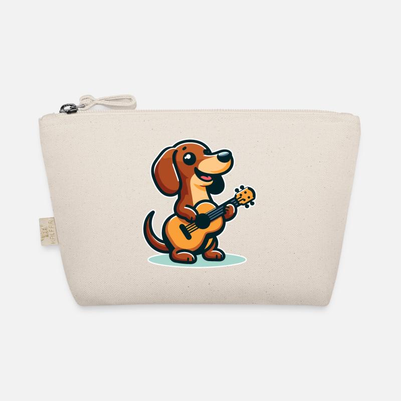 Teckel mignon jouant de la guitare Trousse biologique